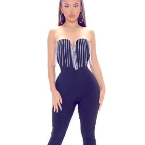 Cute little black jump suit